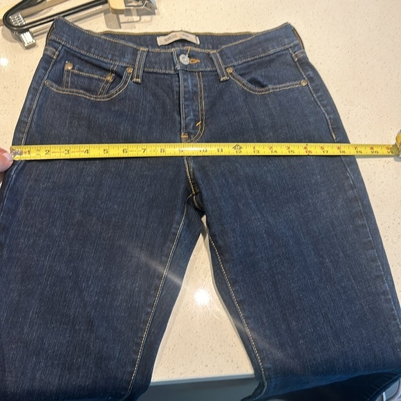 Levi’s 515 Bootcut Midrise Jeans Women’s Dark Wash Denim - Picture 13 of 15